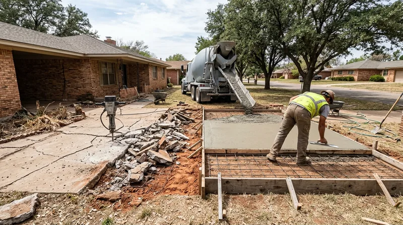 Concrete Removal & Replacement Wichita Falls