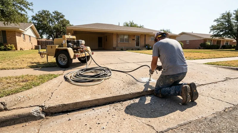 Concrete Leveling & Slab Lifting Wichita Falls
